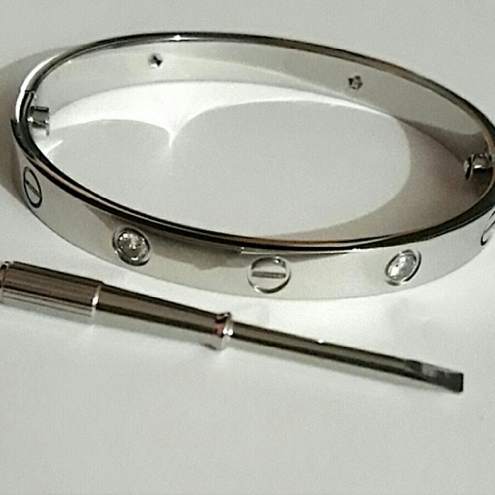 Screwdriver Love Bracelet Silver